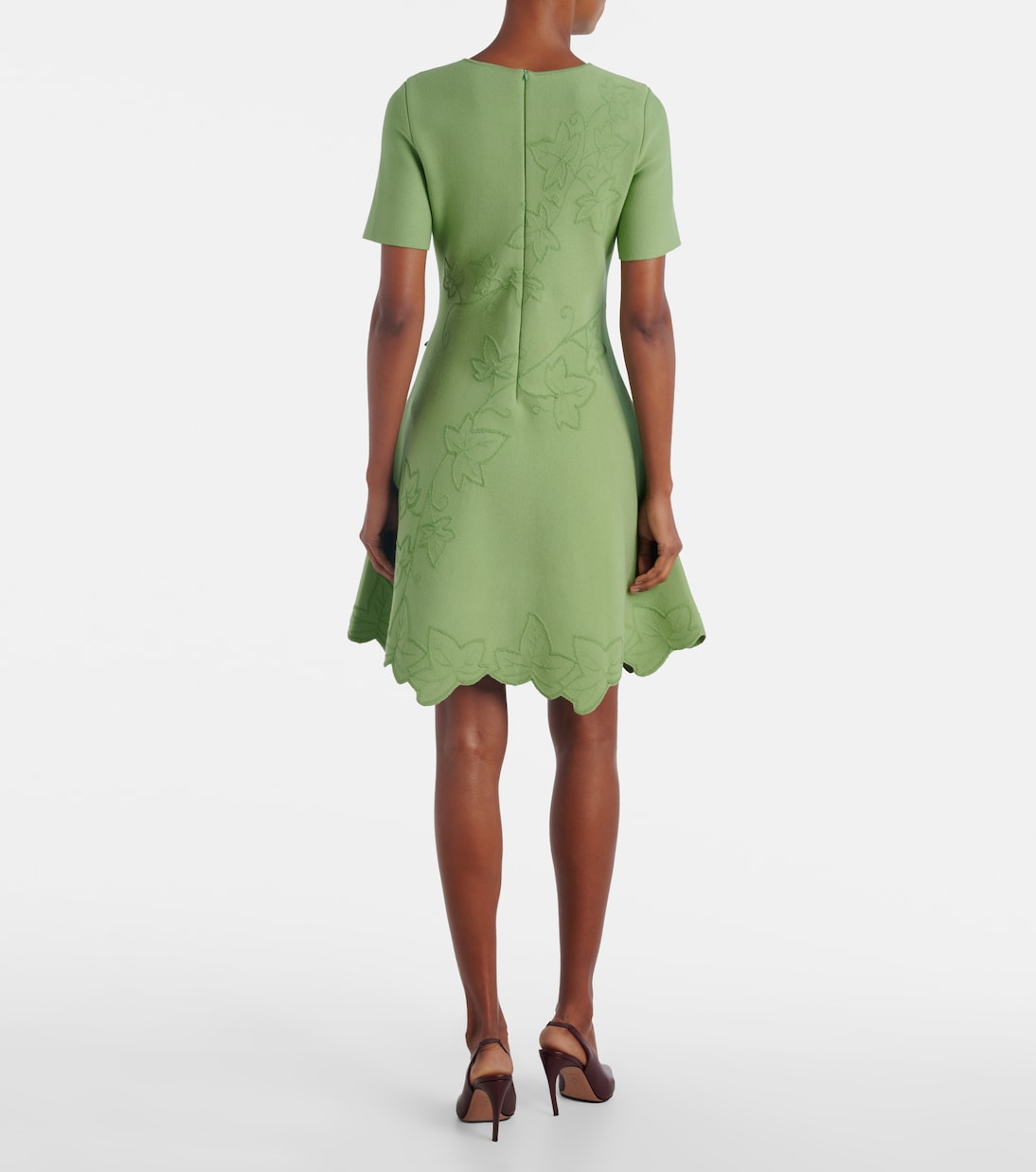 Ivy cutout embroidered minidress | Oscar de la Renta