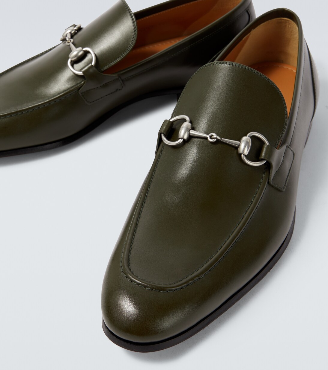 Mocasines Jordaan de piel con Horsebit | Gucci