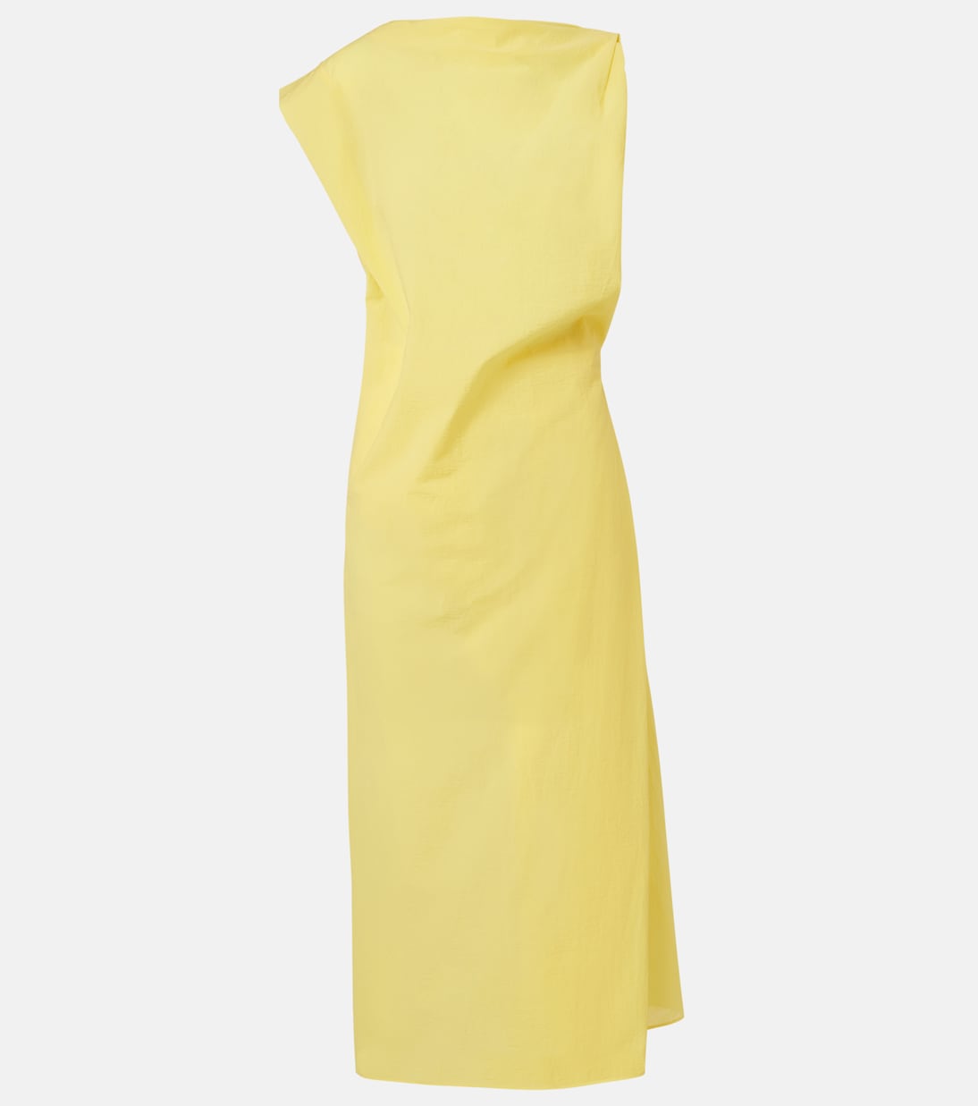 Drap cotton-blend poplin midi dress | Jacquemus