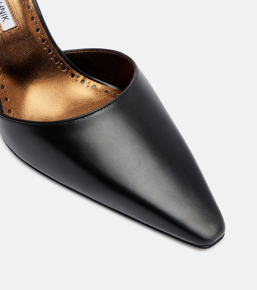 Salones destalonados Detana 90 de piel | Manolo Blahnik