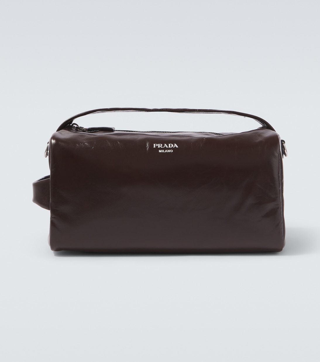 Leather shoulder bag | Prada