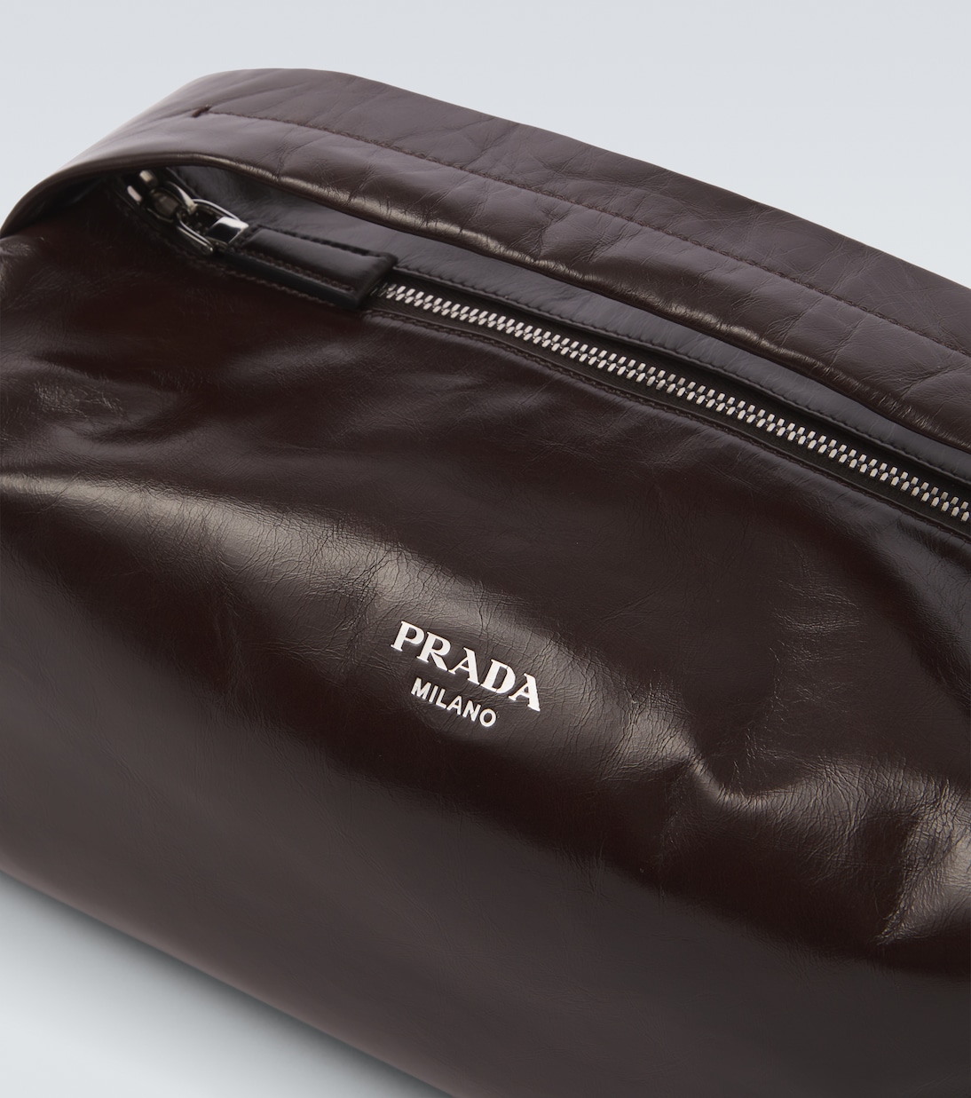 Leather shoulder bag | Prada