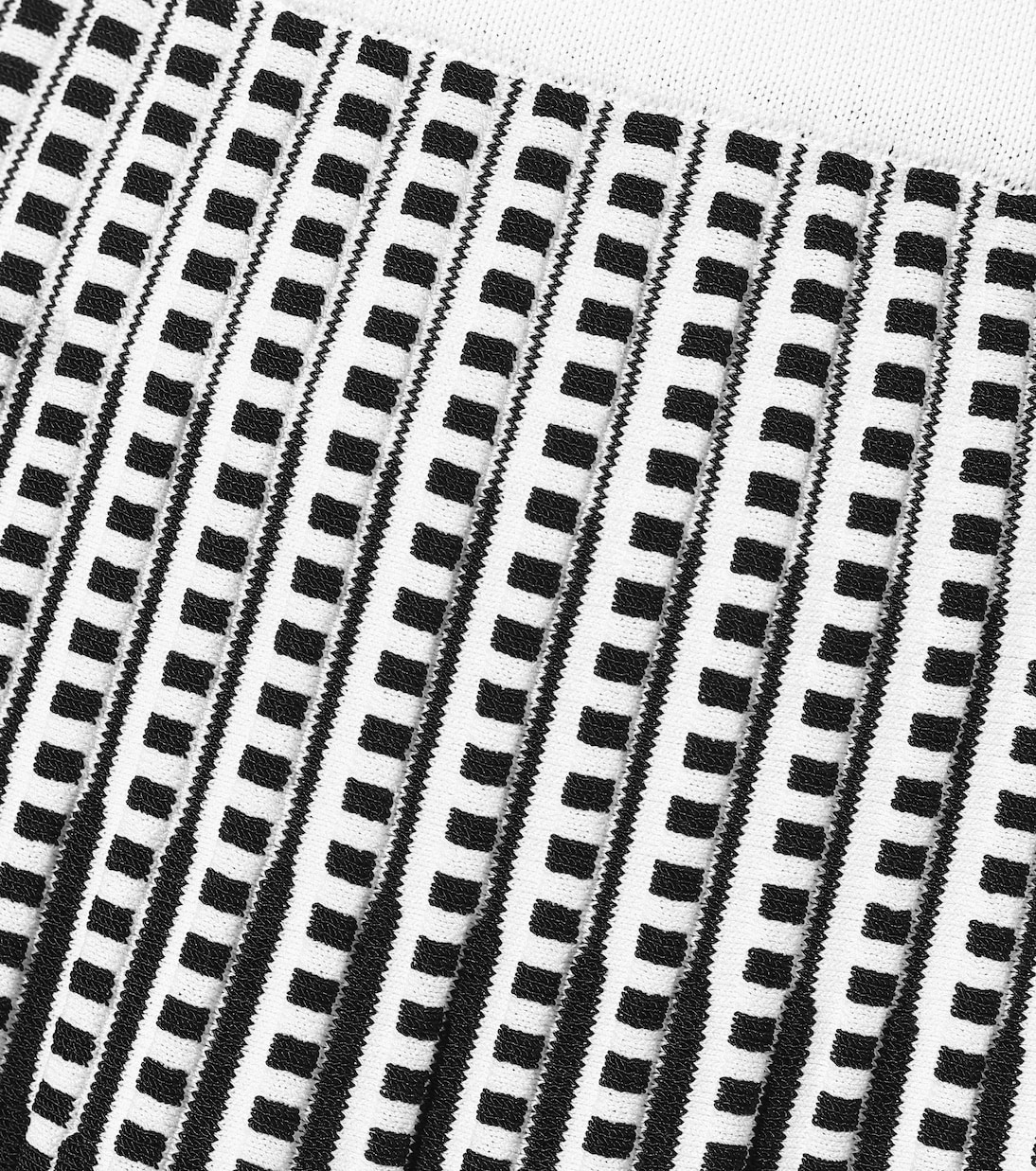 Falda midi de punto de rayas | Simkhai