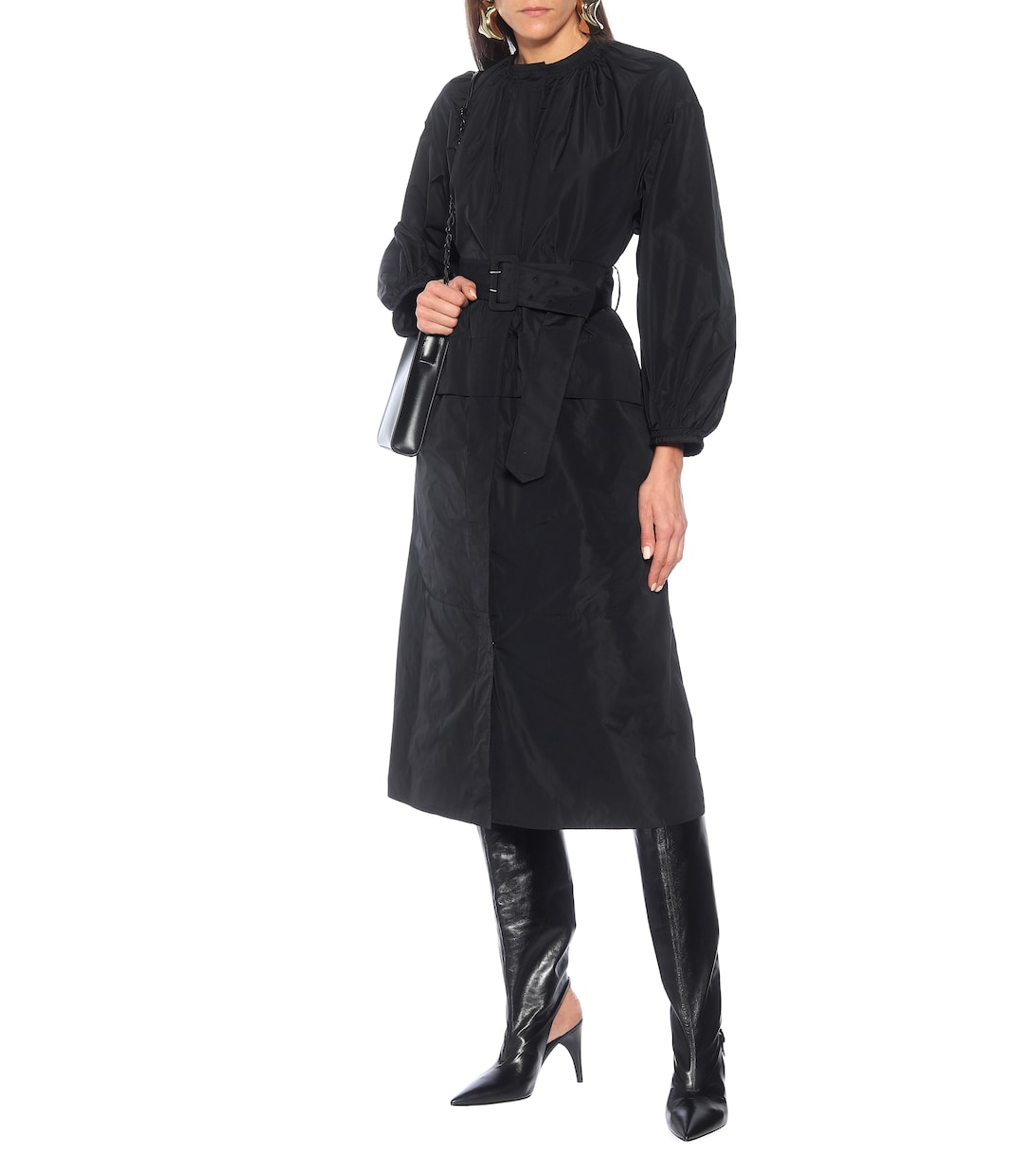 Botas altas de piel con aberturas | Jil Sander