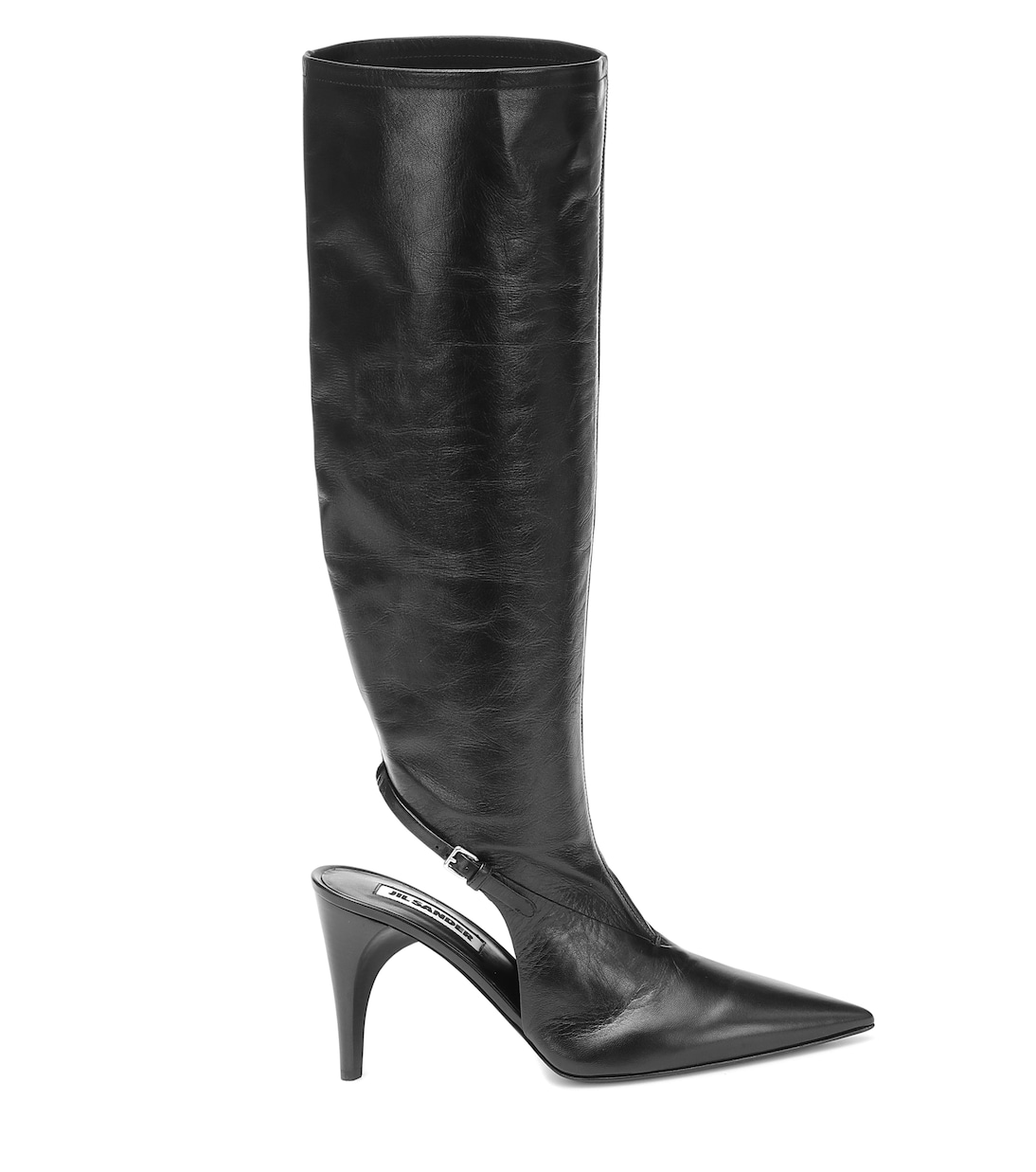 Botas altas de piel con aberturas | Jil Sander