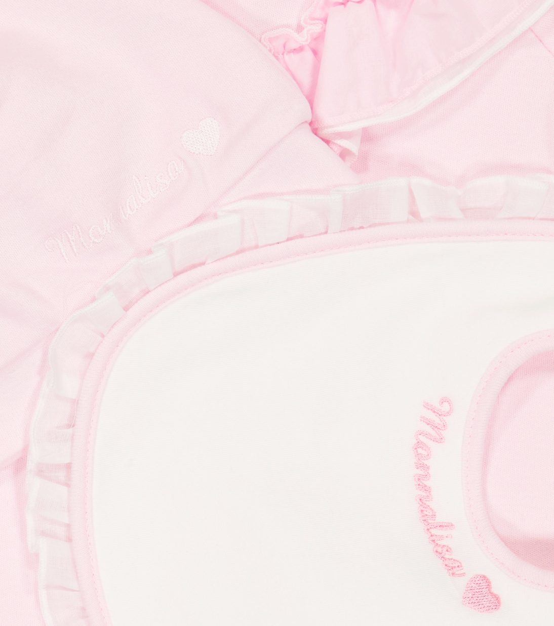 Baby - Tutina in cotone con berretto e bavaglino | Monnalisa