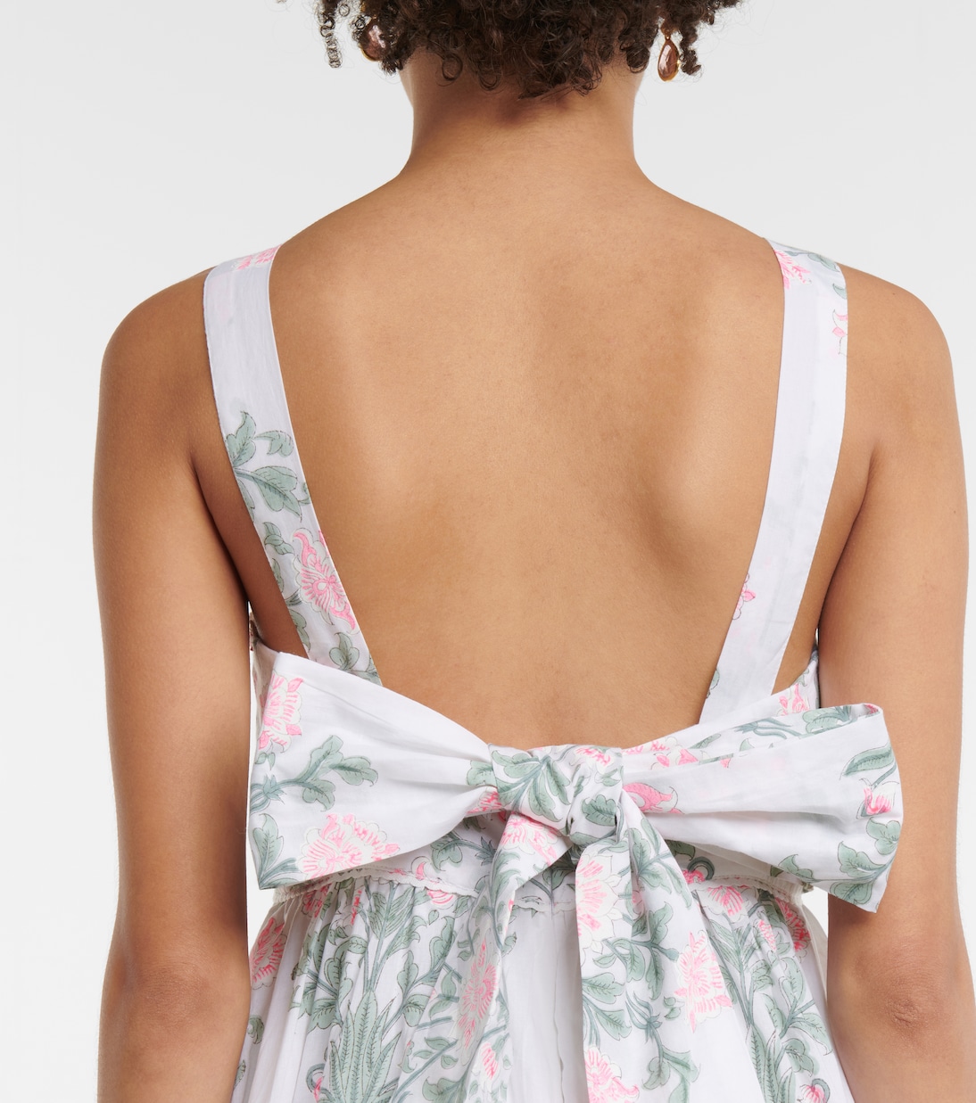 Bedrucktes Midikleid aus Baumwolle | Juliet Dunn