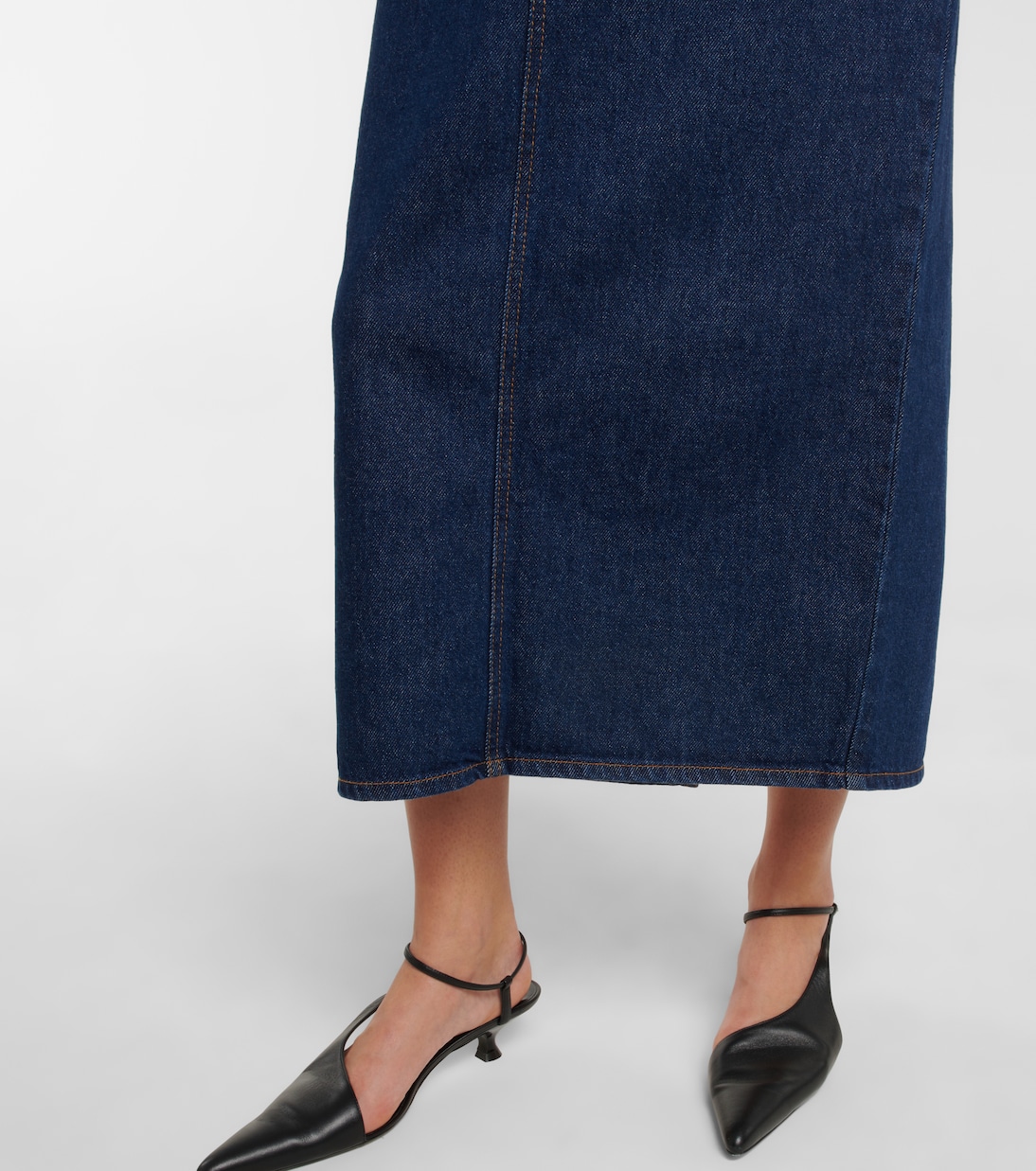 Falda midi en denim | Magda Butrym