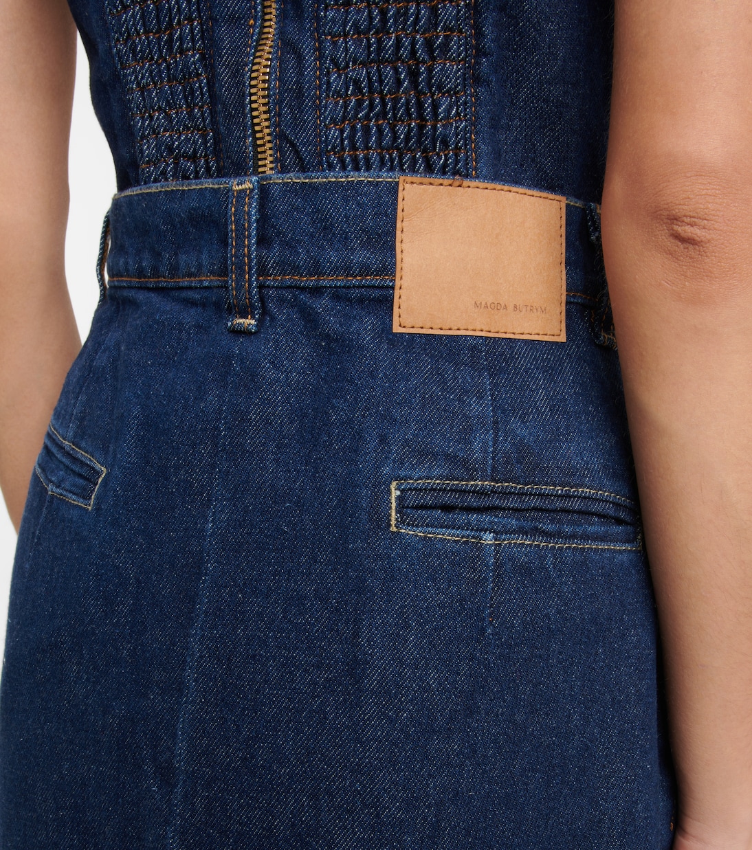 Falda midi en denim | Magda Butrym