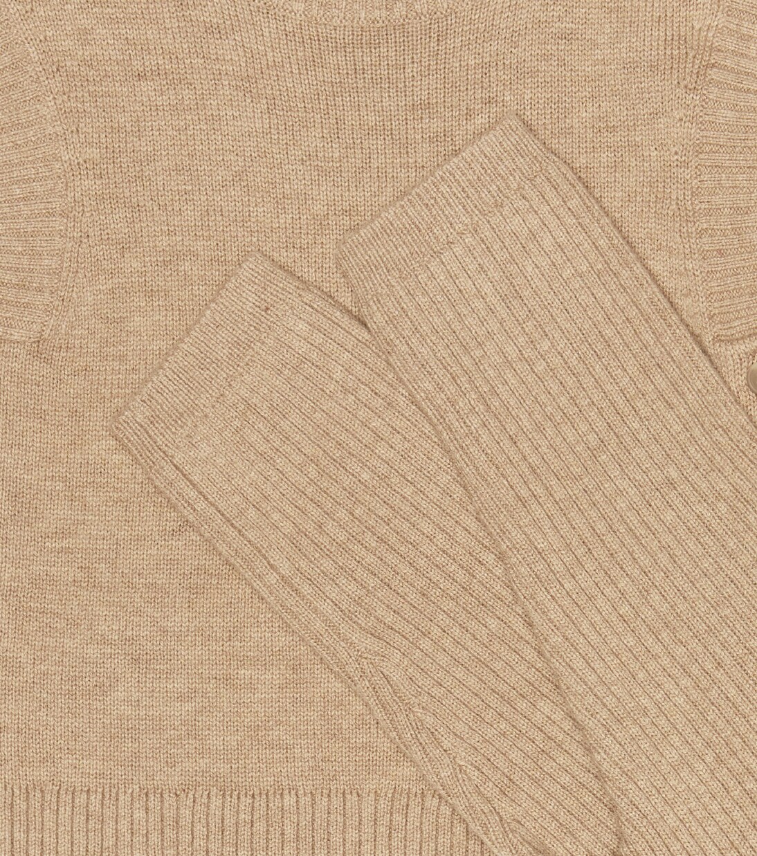 Baby Basilio wool-blend top and pants set | Bonpoint