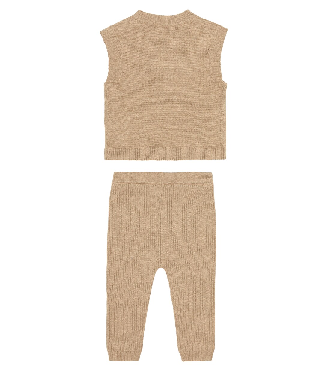 Baby Basilio wool-blend top and pants set | Bonpoint