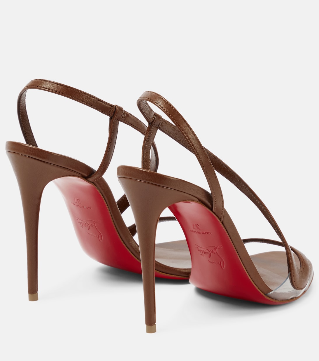 Nudes Rosalie leather sandals | Christian Louboutin
