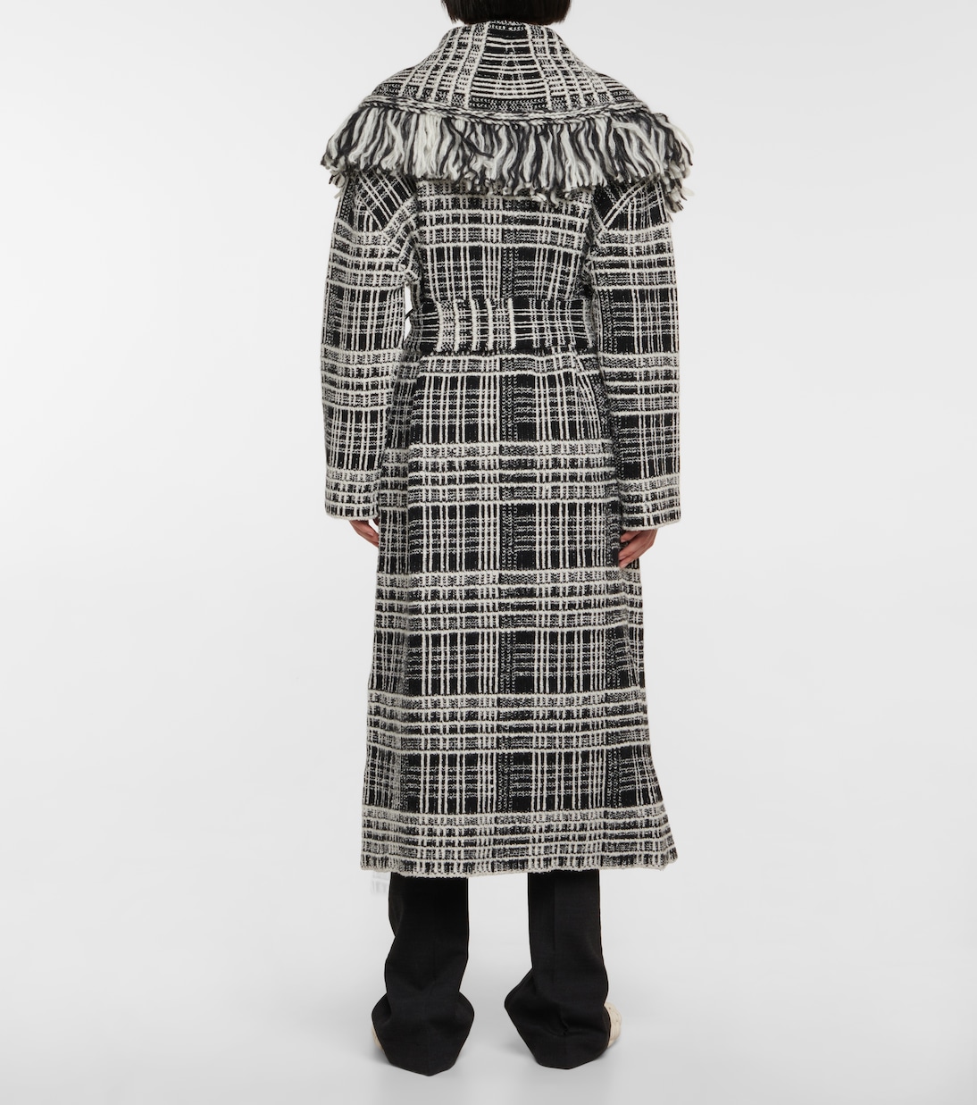 Checked Comfort wool-blend cardigan | Dorothee Schumacher