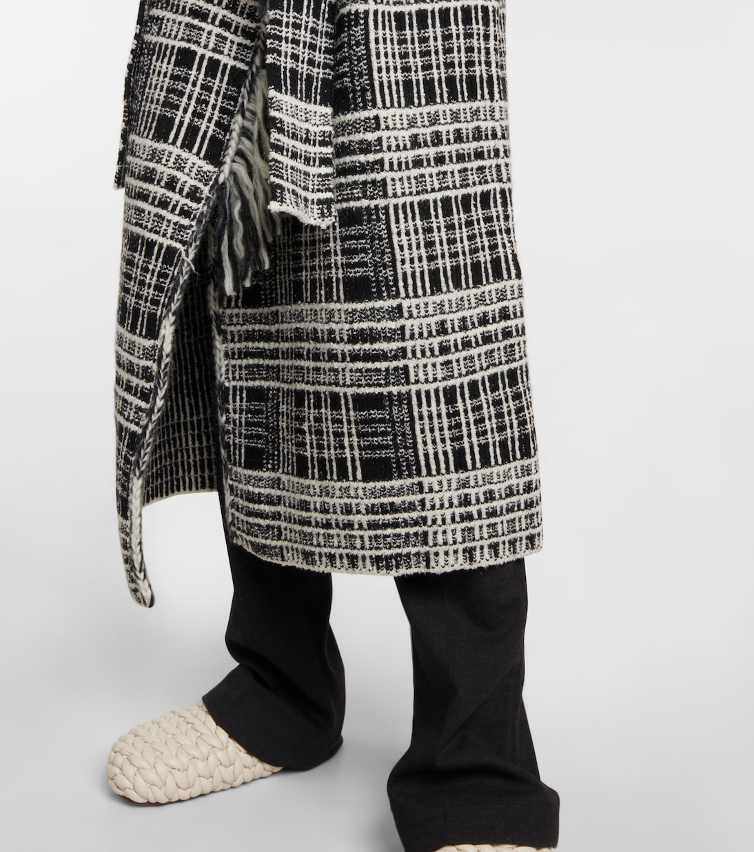 Checked Comfort wool-blend cardigan | Dorothee Schumacher