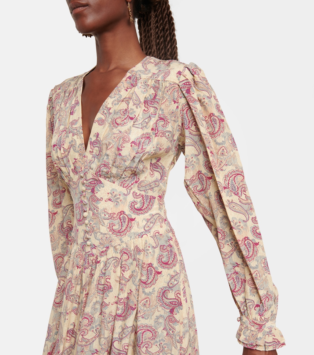 Midikleid Moyrala aus Seide | Isabel Marant
