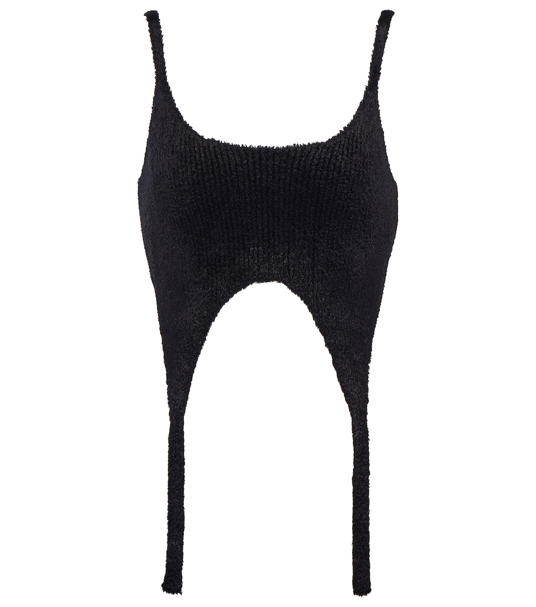 Cropped-Top aus Rippstrick | Balmain