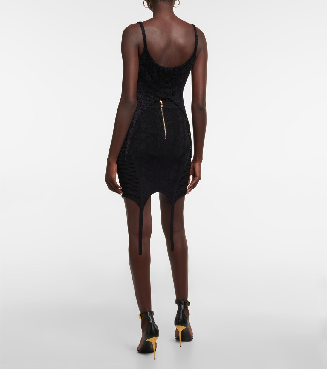 Cropped-Top aus Rippstrick | Balmain