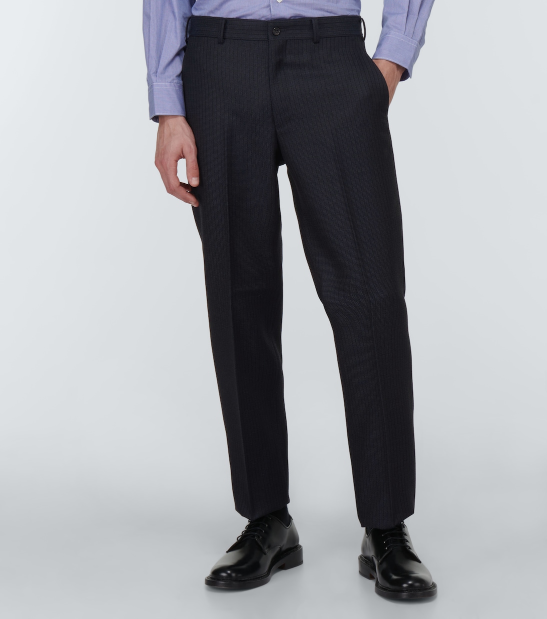 Pantalones de lana en espiga | Comme des Garçons Homme Deux