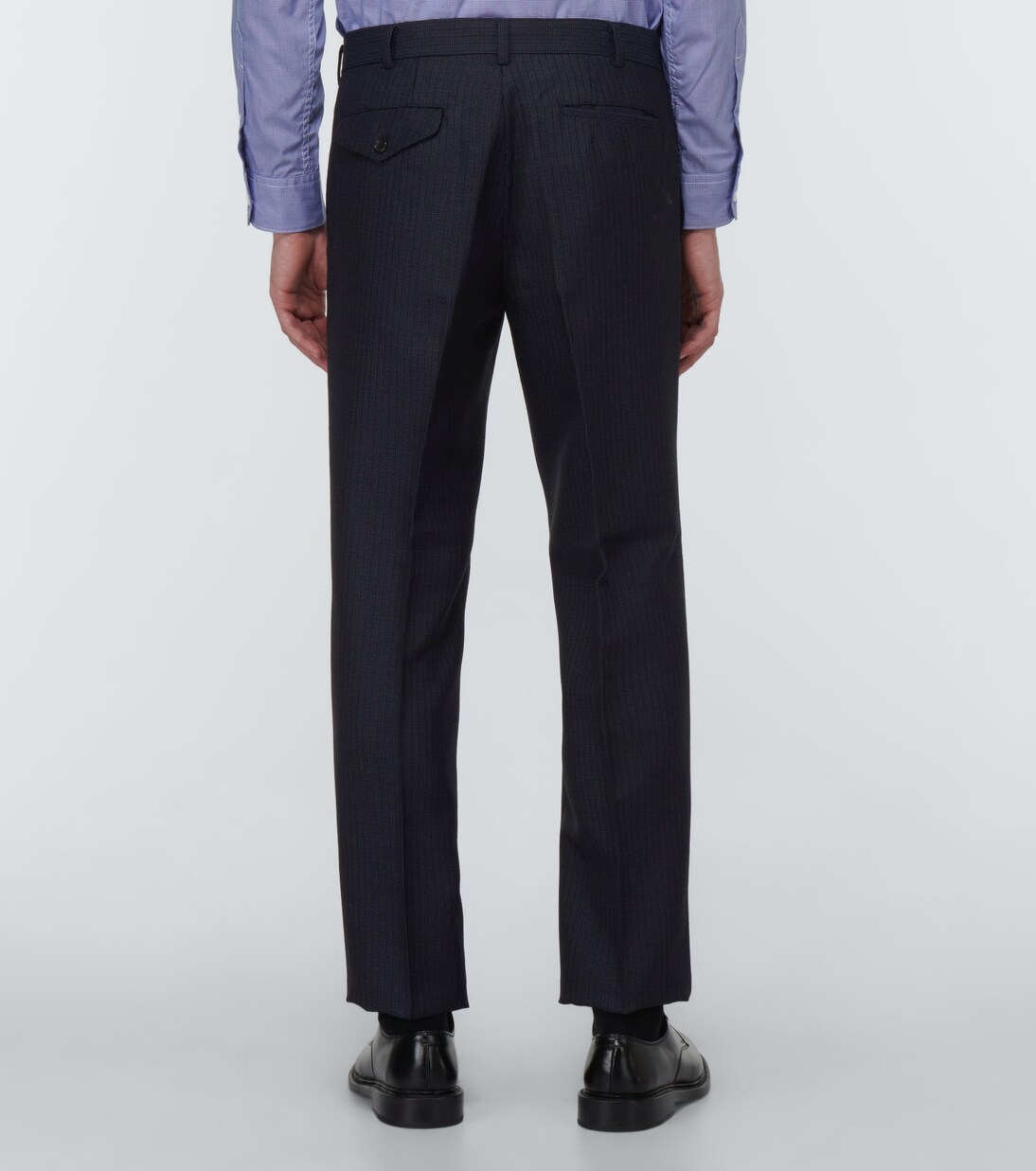 Pantalones de lana en espiga | Comme des Garçons Homme Deux