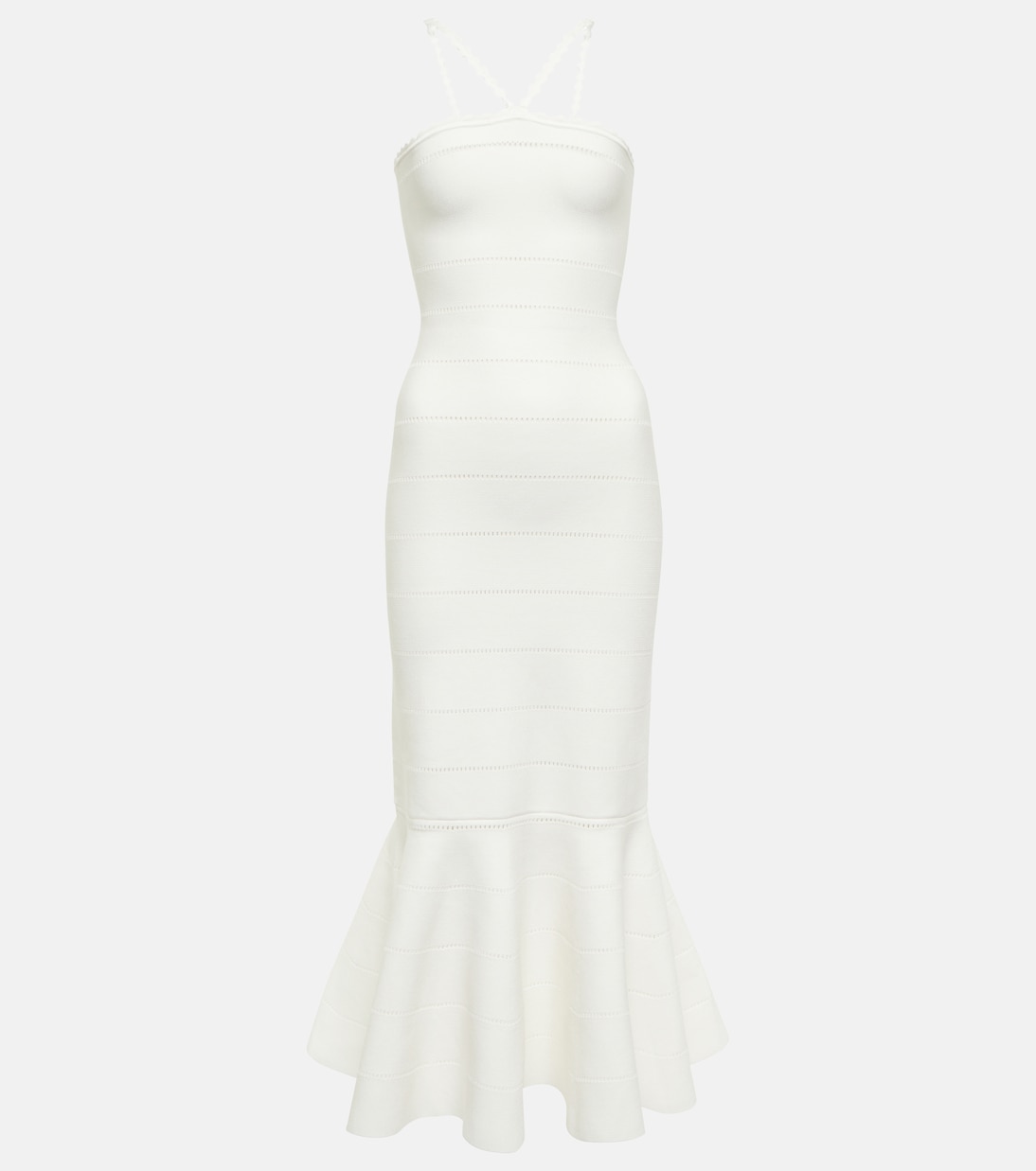 Openwork knit midi dress | Victoria Beckham