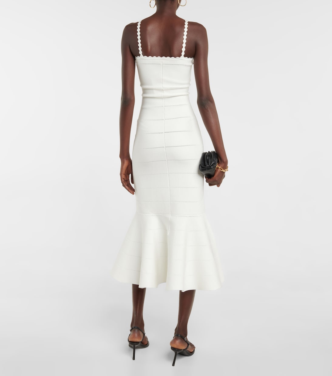 Openwork knit midi dress | Victoria Beckham