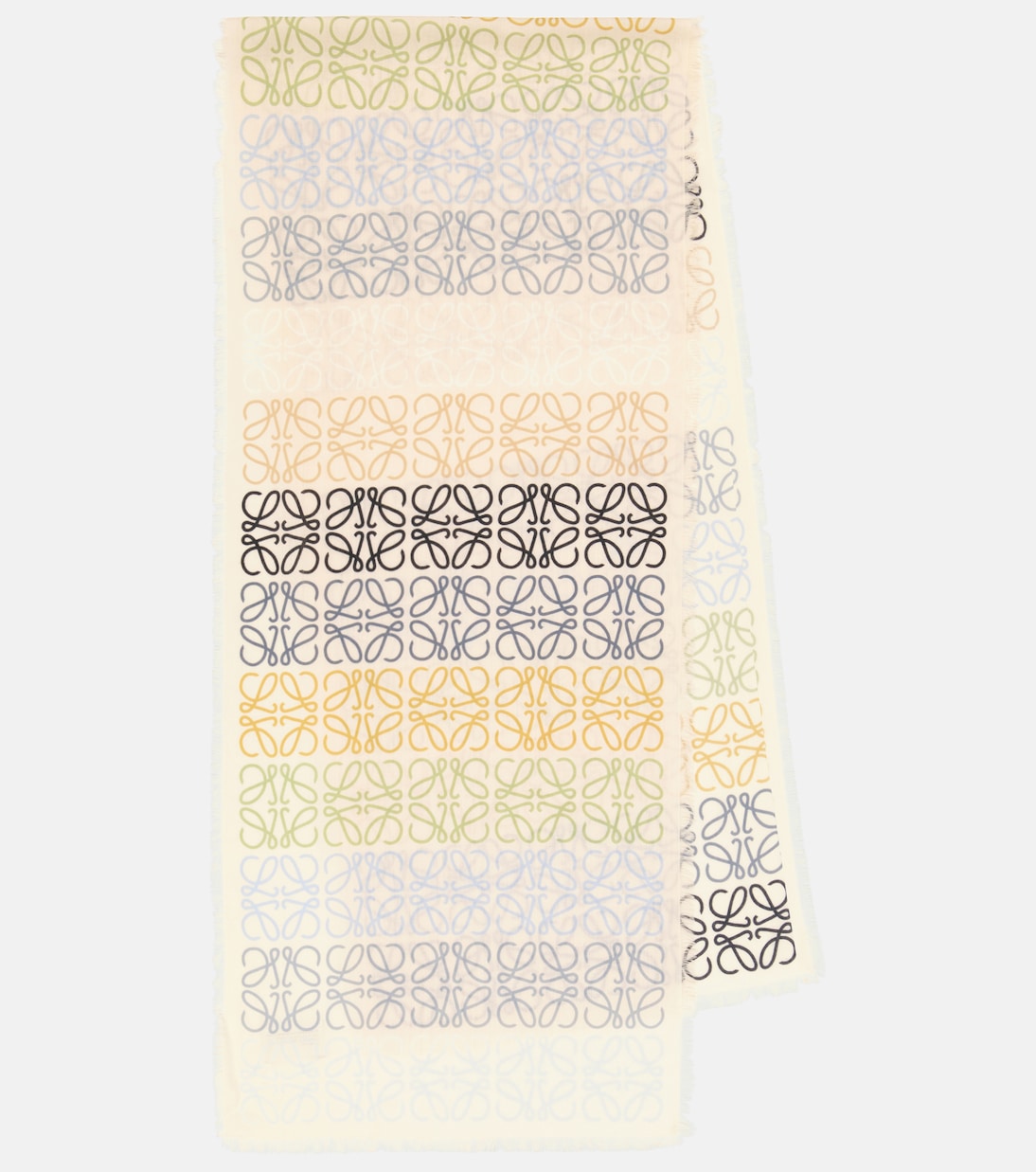 Sciarpa Anagram in lana, seta e cashmere | Loewe