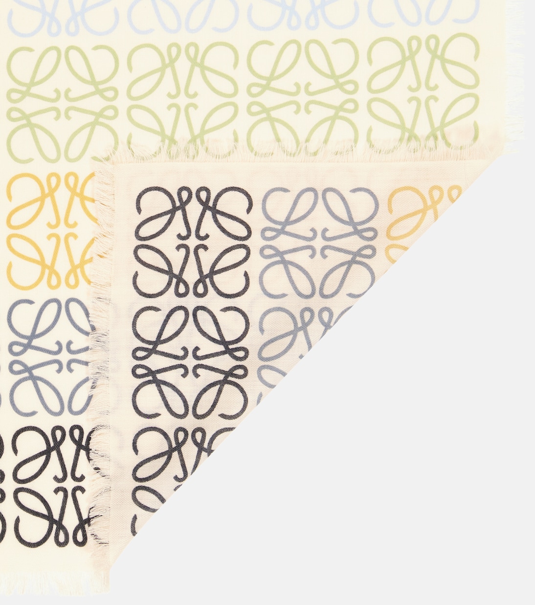 Sciarpa Anagram in lana, seta e cashmere | Loewe