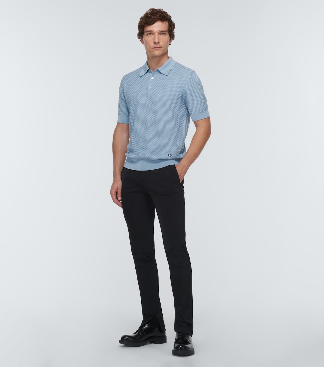 Polo en mezcla de algodón | Dolce&Gabbana