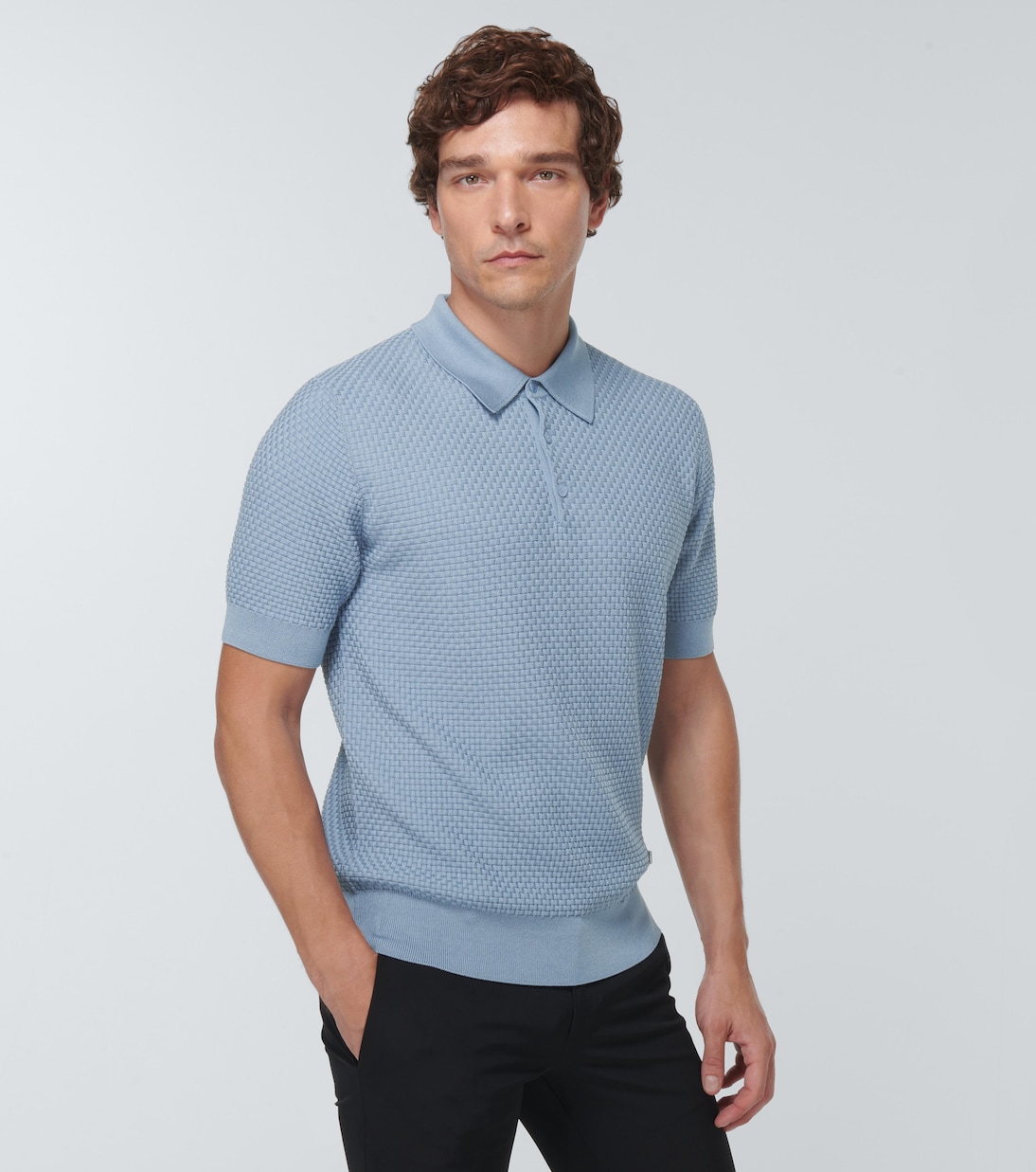 Polo en mezcla de algodón | Dolce&Gabbana