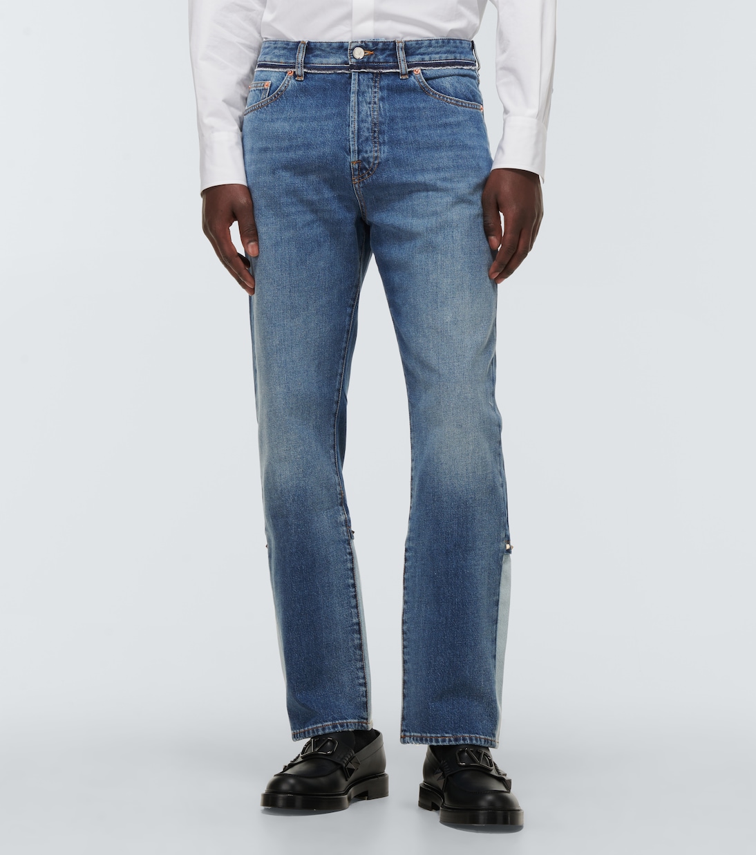 Jeans rectos de algodón | Valentino