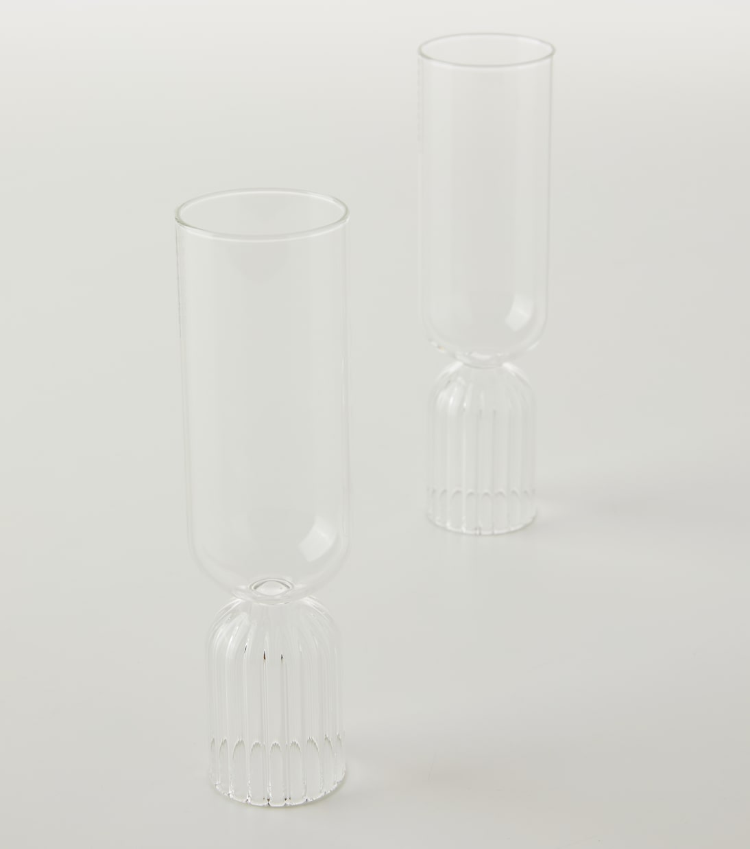 May set of 2 champagne flute glasses | Fferrone Design