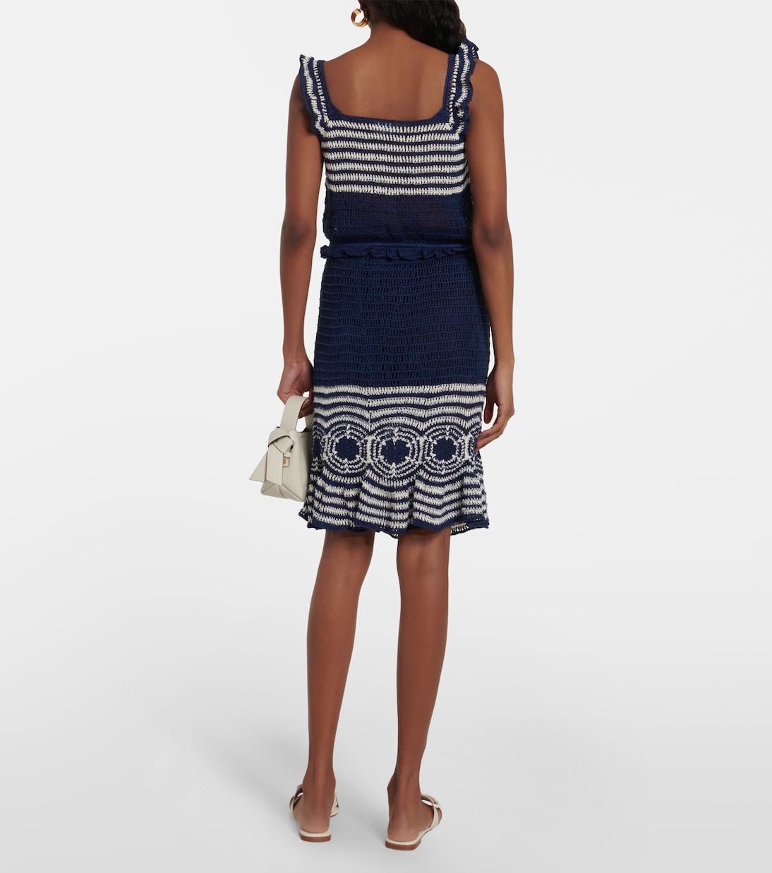 Striped crochet top | Anna Kosturova