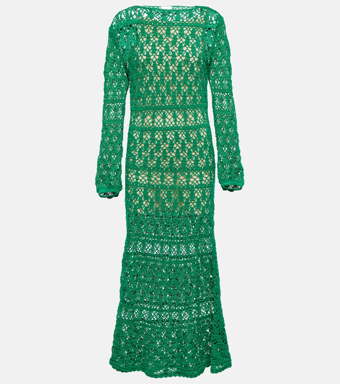 Abito lungo in crochet di cotone | Anna Kosturova