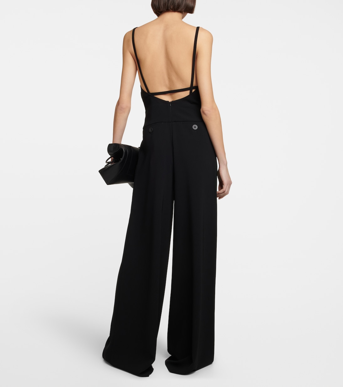 Tabarin wide-leg cady jumpsuit | Max Mara