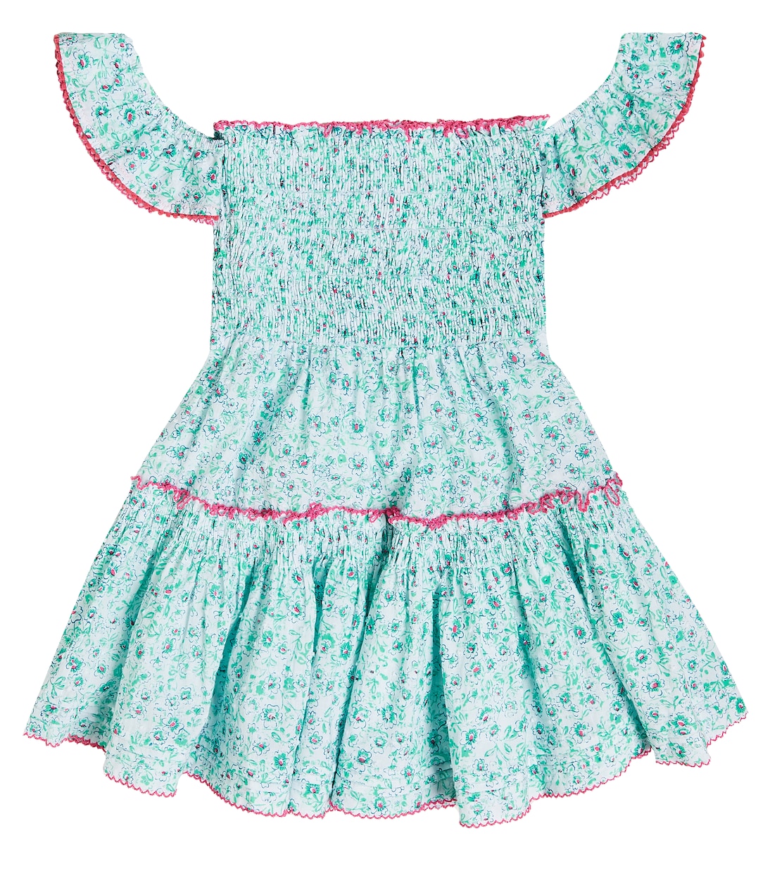 Bedrucktes Kleid Aurora aus Baumwolle | Poupette St Barth Kids