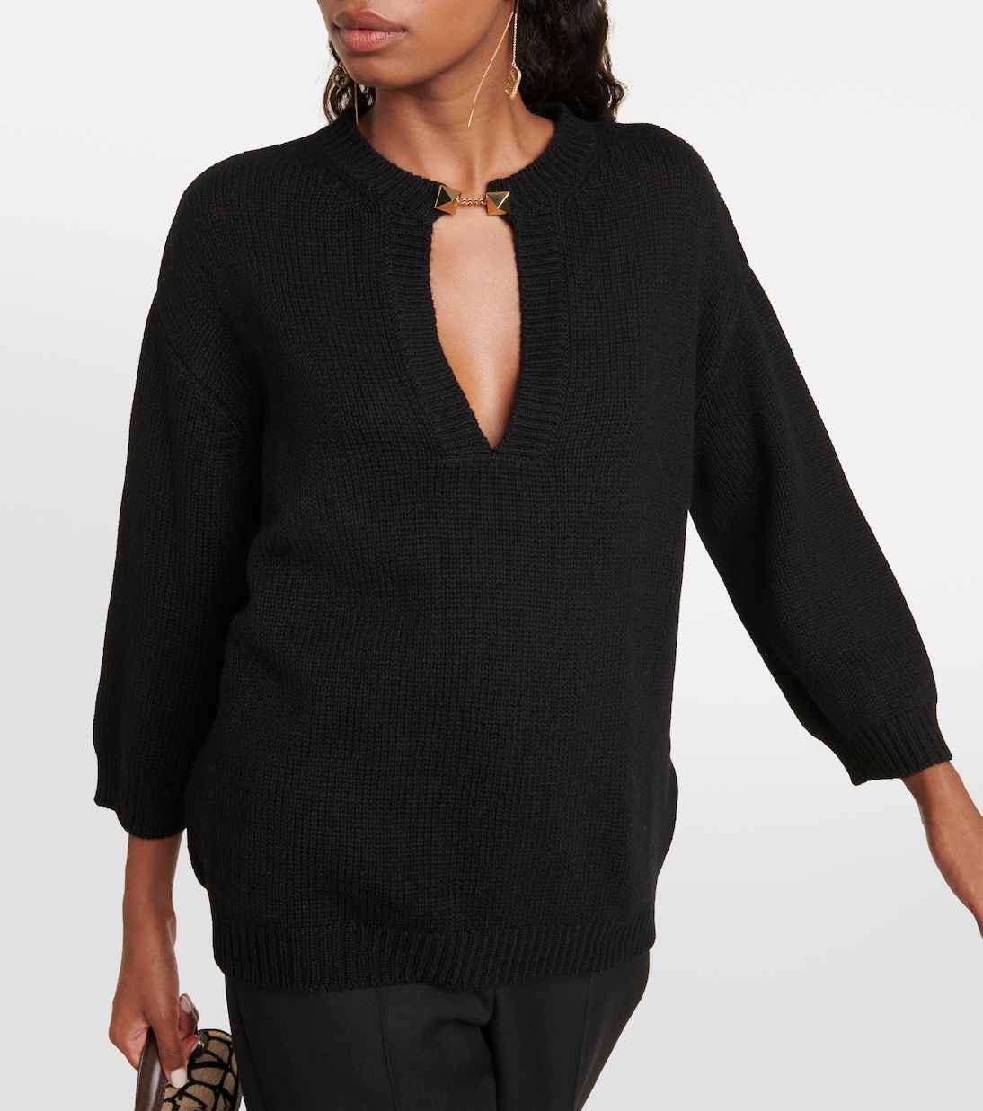 Pullover Rockstud aus Kaschmir | Valentino