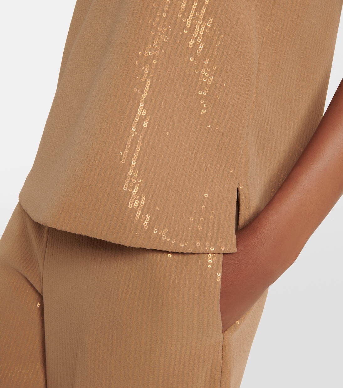 Pistoia sequined georgette top | Max Mara