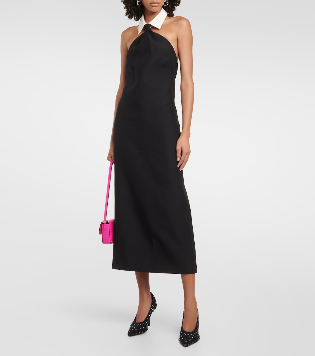 Pumps Rockstud in mesh con cristalli | Valentino Garavani