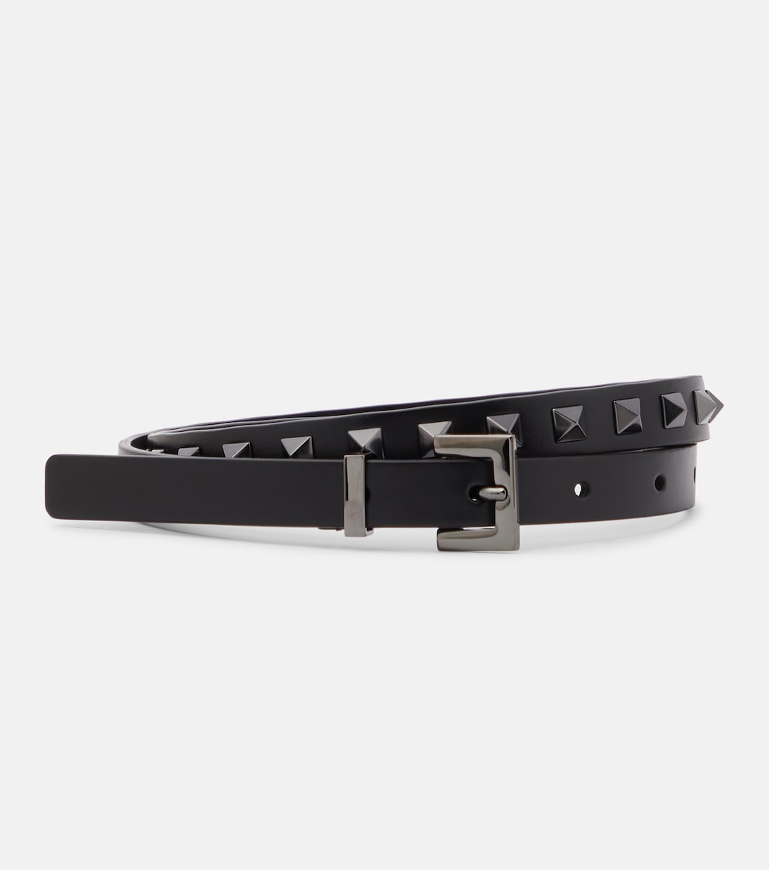 Rockstud slim leather belt | Valentino Garavani