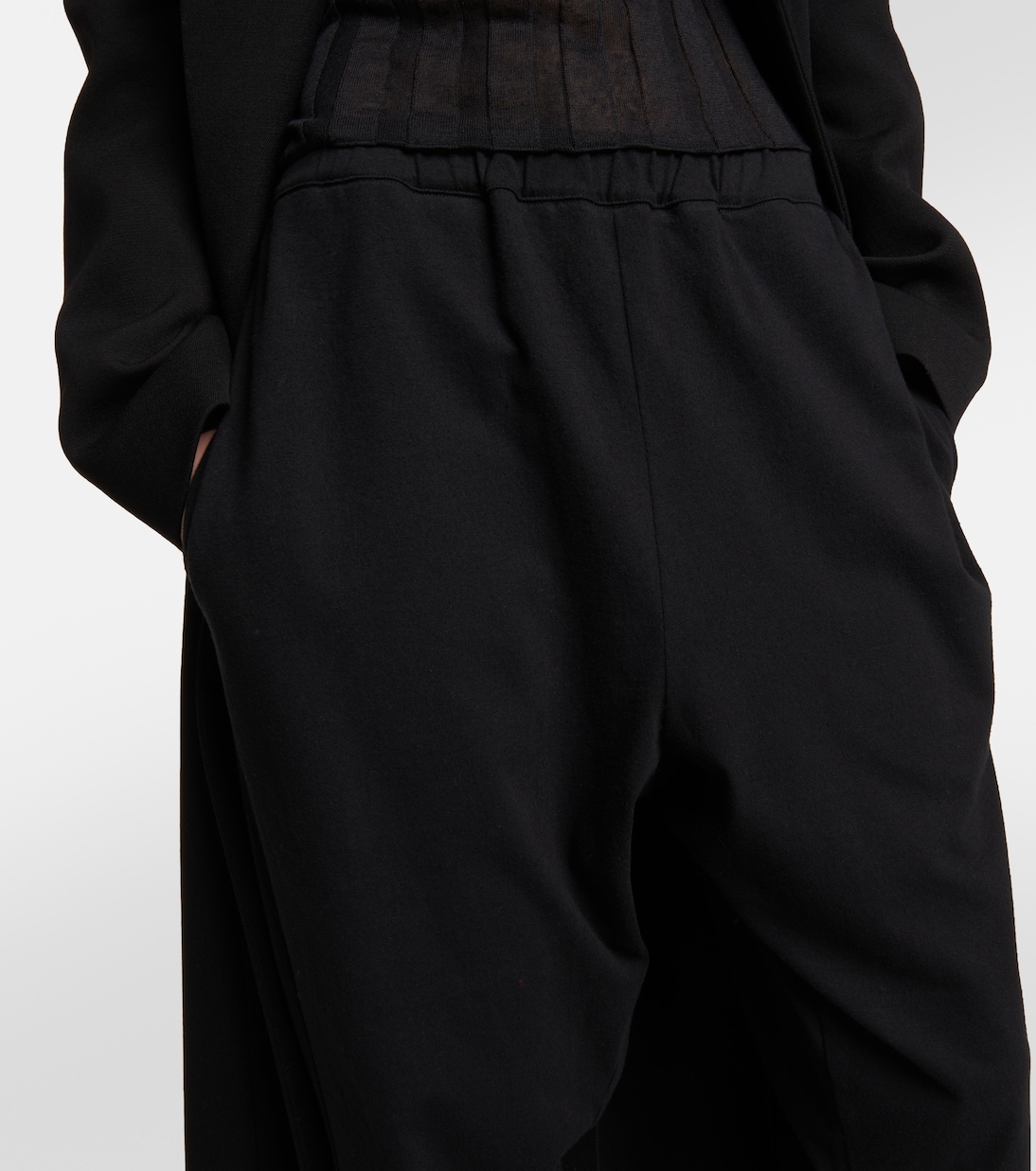 Pantalones tapered Terea de jersey | The Row
