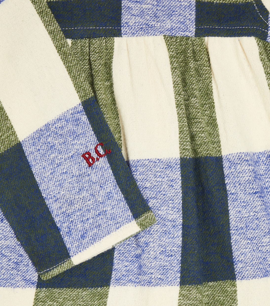Baby plaid cotton dress | Bobo Choses