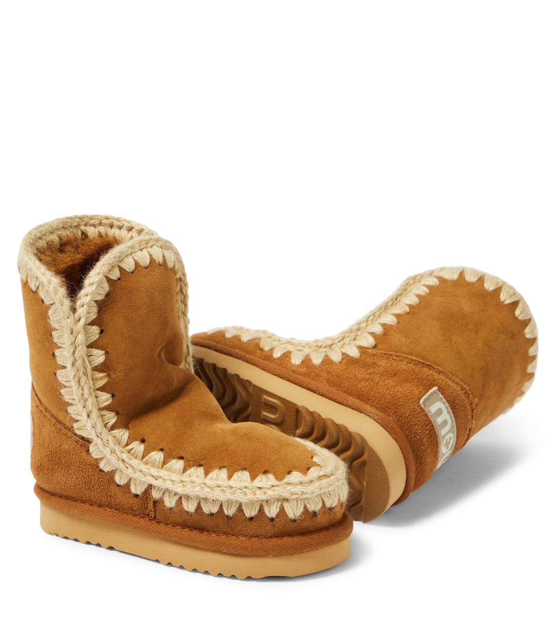 Stivali in suede e shearling | Mou Kids