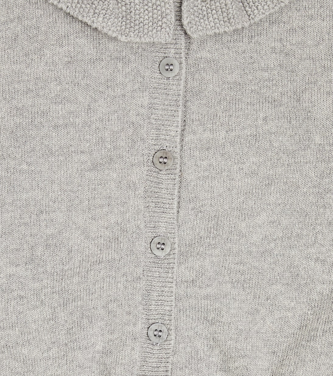 Ruffle-trimmed wool cardigan | Il Gufo