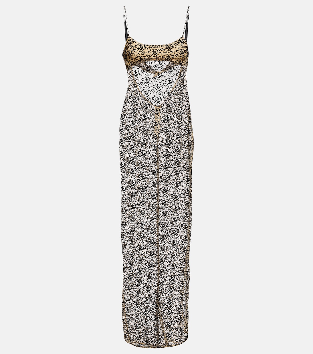 Robe longue en coton mélangé | The Attico
