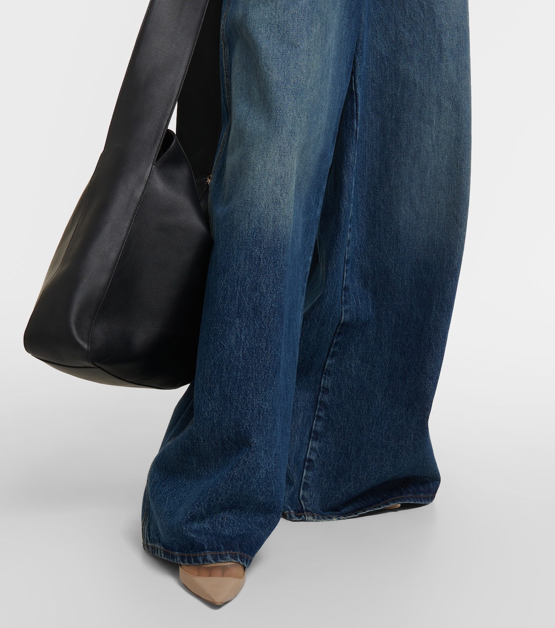 Jeans a gamba larga Jacob a vita alta  | Khaite
