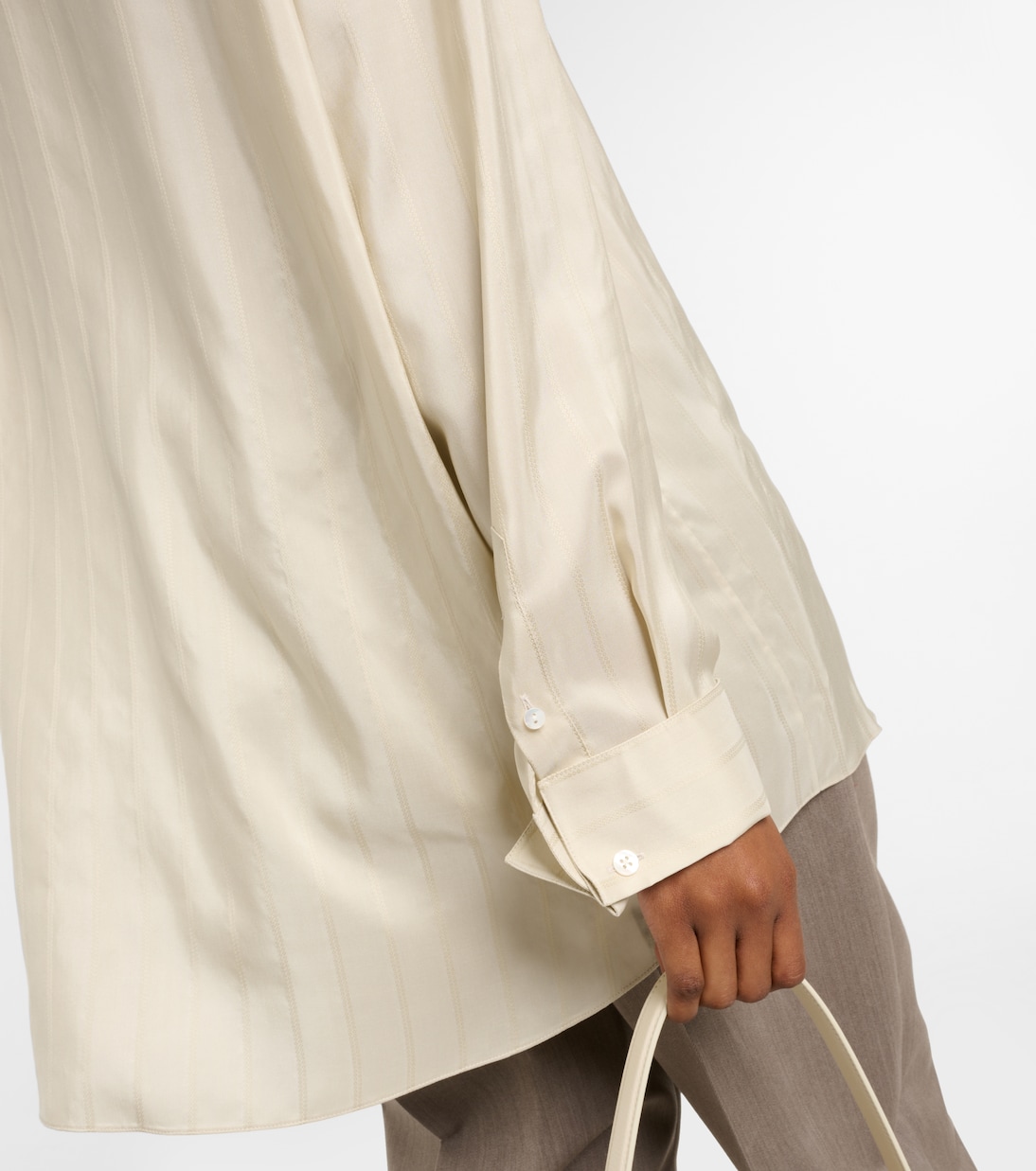 Camicia Nomoon in popeline di seta | The Row