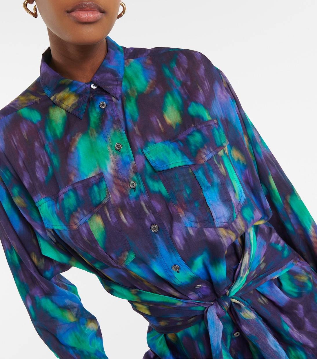 Hemdblusenkleid Nueva aus Baumwolle | Marant Etoile
