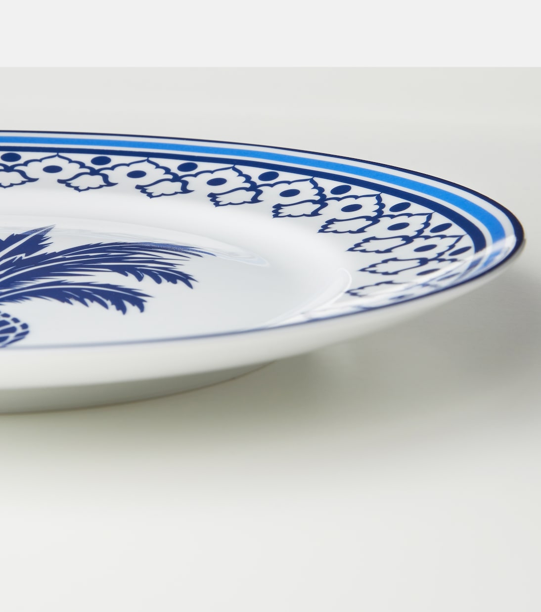 Assiette de présentation Jaipur en porcelaine | Aquazzura Casa