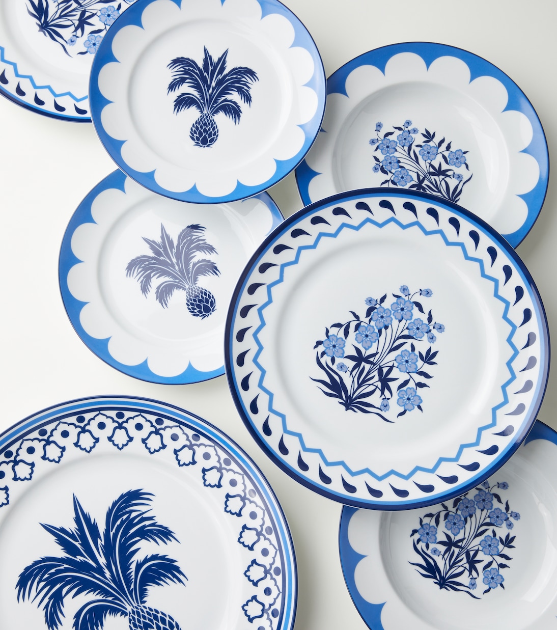Assiette de présentation Jaipur en porcelaine | Aquazzura Casa