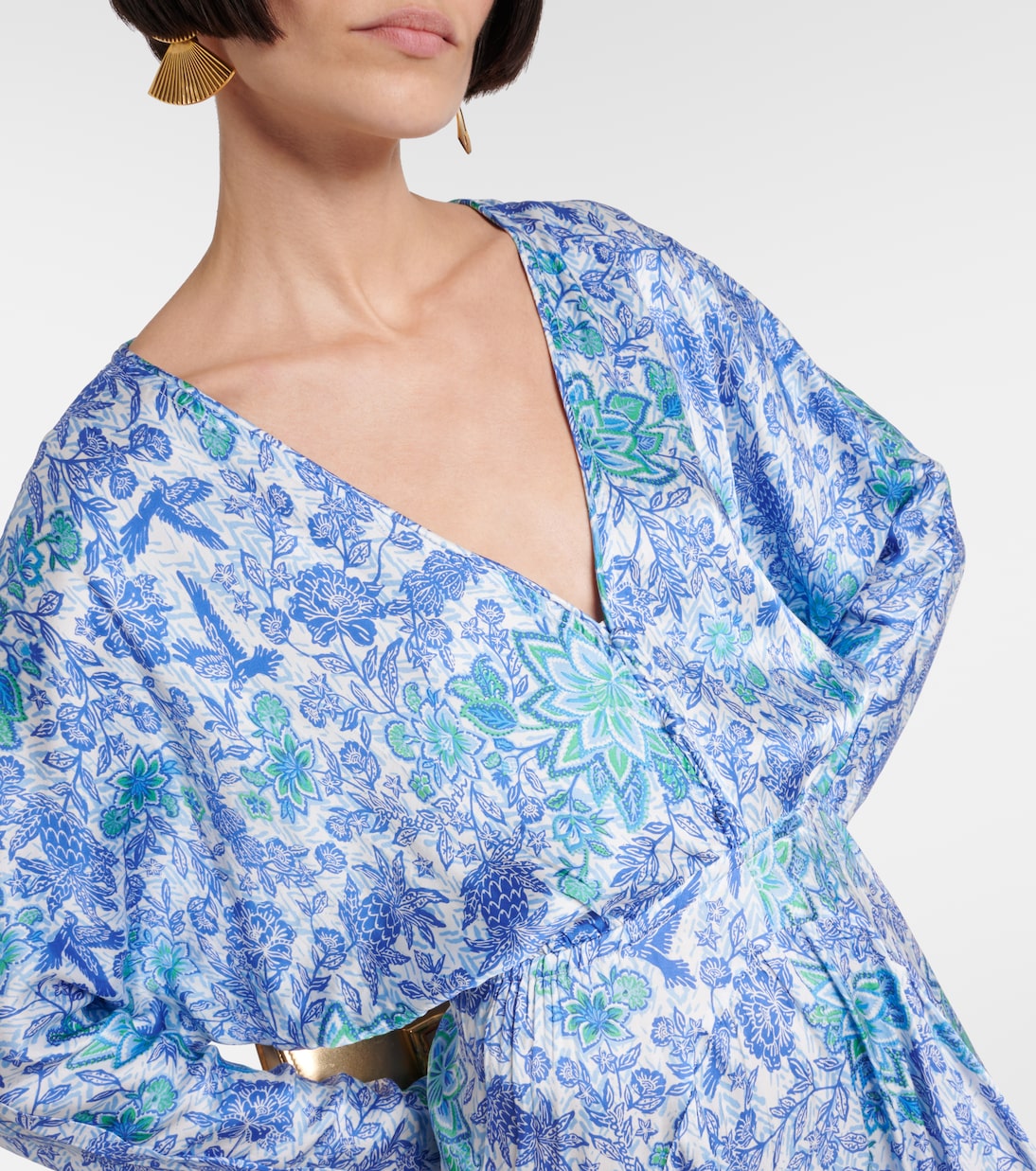 Vestido midi estampado | Poupette St Barth